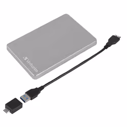 Verbatim Disque dur portable mince Store n Go ALU 2 To argenté - Vue supplémentaire 5