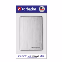 Verbatim Disque dur portable mince Store n Go ALU 2 To argenté - Vue supplémentaire 8