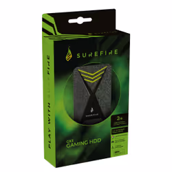 SureFire Gaming disque dur externe 2 To Noir, Gris