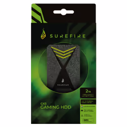 SureFire Gaming disque dur externe 2 To Noir, Gris