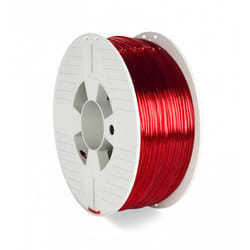 Verbatim 55062 matériel d'impression 3D PETg (polyéthylène téréphtalate glycolisé) Rouge, Transparent 1 kg