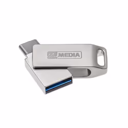MyMedia MyDual USB 3.2 Gen 1, 128 Go, USB Type-A / USB Type-C, 3.2 Gen 1 (3.1 Gen 1), Pivotant, 9 g, Argent