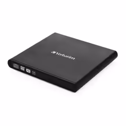 Verbatim Slimline CD/DVD, Noir, horizontale, Ordinateur portable, DVD-RW, USB 2.0, CD, CD-R, CD-RW, DVD, DVD+R, DVD+R DL, DVD ...