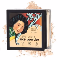 Palladio Rice Powder, Tous types de peau, Légère, Natural, Translucide, Emplacement, Poudre libre