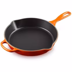 Poêle à frire - LE CREUSET - Signature - 26 cm - Fonte émaillée - Poignée dassistance