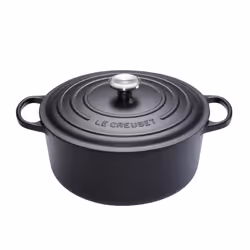 Le Creuset 21177260000430, 5,3 L, Rond, Noir, Fonte, émail, Noir