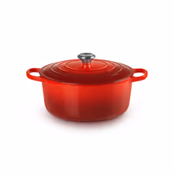 Le Creuset Signature, 6,7 L, Rond, Rouge, Fonte, émail, Rouge