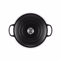 Le Creuset Signature 8,1 L Rond Noir - Vue supplémentaire 4