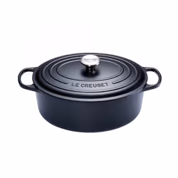 Le Creuset 21178310000430, 6,3 L, Noir, Fonte, émail, Fonte, Fonte