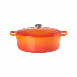 Le Creuset 21178310902430, 6,3 L, Ovale, Orange, Rouge, Fonte, émail, Orange