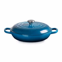 Le Creuset 21180306422430, 3,5 L, Bleu, Fonte, émail, France, 317 mm