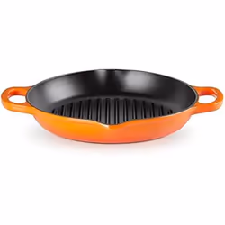 Gril - LE CREUSET - Signature - Fonte émaillée - 25 cm - Couleur Volcanique