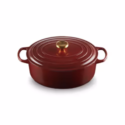 Cocotte LE CREUSET 31 cm Rhône Bouton Doré