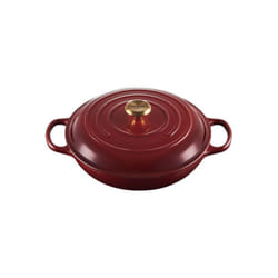 Faitout LE CREUSET 30 cm Rhône sable Bouton Doré
