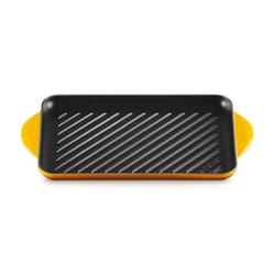 LE CREUSET Gril Rectangulaire en Fonte Émaillée 32x22 cm Nectar