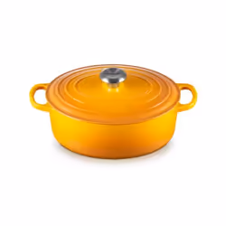 Cocotte ovale en fonte émaillée LE CREUSET - 27 cm - Nectar - 41 L