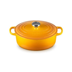 Cocotte ovale en fonte émaillée LE CREUSET - 27 cm - Nectar - 41 L