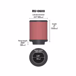 Filtre à air K&N RU-0600