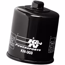 Filtre à huile K&N adaptable pour KAWASAKI Filtres à huile des sports motorisés K & N contiennent un média filtrant synthétiq ...