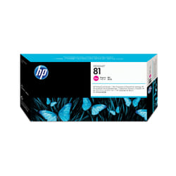 HP 81 tête d'impression encre teintée magenta et dispositif de nettoyage de tête d'impression DesignJet