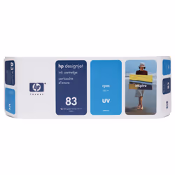 HP 83 680-ml Cyan DesignJet UV Ink Cartridge, Encre à pigments, 680 ml, 680 ml, 1 pièce(s)