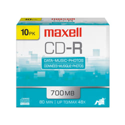 Maxell 648210 CD vierge CD-R 700 Mo 10 pièce(s)