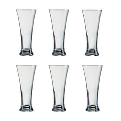 ARCOROC MARTIGUE Lot 6 chopes à bière 33 cl transparent