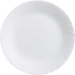 Assiette blanche 25 cm Feston - Luminarc
