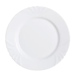 Grande assiette plate blanche 275 cm - Cadix - Luminarc Blanc