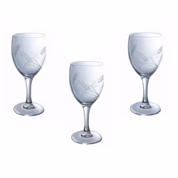 LUMINARC GERBE Lot de 3 verres à pied
