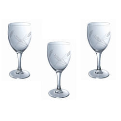 LUMINARC GERBE Lot de 3 verres à pied