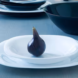 Assiette creuse blanche 22,8 x 21,2 cm Carine - Luminarc