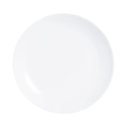 Assiette dessert  Diwali Blanc - Luminarc - verre opale extra résistant