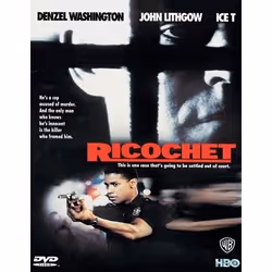 Warner Home Video Ricochet, DVD, DVD, Anglais, Crime, Thriller, 2D, Denzel Washington, Ice-T, Kevin Pollak, John Lithgow, Rus ...