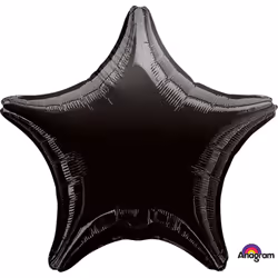 Amscan 0068502, Ballon-jouet, Feuille, Noir, Rond, 10 pièce(s)