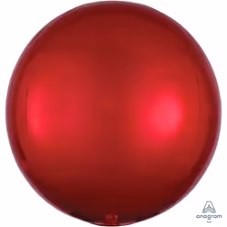 Amscan 2820399, Ballon-jouet, Feuille, Rouge, 38 cm, 3 pièce(s)