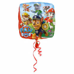 Amscan 3017901, Ballon-jouet, Feuille, Multicolore, Image, Carré, 430 mm