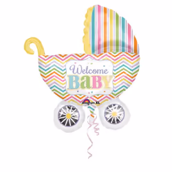 Amscan 3158801, Ballon-jouet, Feuille, Multicolore, Chiffre, 710 mm, 790 mm
