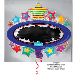 Amscan Ballon Ardoise Bright Star Black Board Marquee