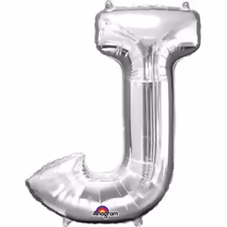 Amscan 3296501, Ballon-jouet, Feuille, Argent, lettre, 580 mm, 830 mm