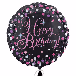 Amscan 3378201, Ballon-jouet, Feuille, Rose, Rond, 5 pièce(s)