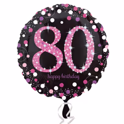Amscan 3379001, Ballon-jouet, Feuille, Rose, Anniversaire, Rond, 5 pièce(s)