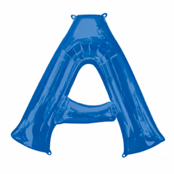 Amscan 3540101, Ballon-jouet, Feuille, Bleu, lettre, 86 cm, 5 pièce(s)