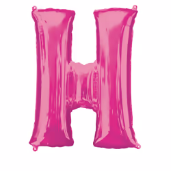 Amscan 3541601, Ballon-jouet, Feuille, Rose, lettre, 86 cm, 5 pièce(s)