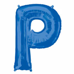 Amscan 3543101, Ballon-jouet, Feuille, Bleu, lettre, 86 cm, 5 pièce(s)