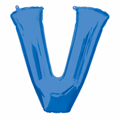 Amscan 3544301, Ballon-jouet, Feuille, Bleu, lettre, 86 cm, 5 pièce(s)