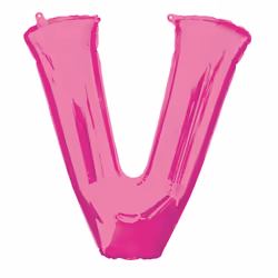 Amscan 3544401, Ballon-jouet, Feuille, Rose, lettre, 86 cm, 5 pièce(s)