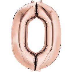 Amscan 3619001, Ballon-jouet, Feuille, Or, Numéro, 66 cm, 5 pièce(s)
