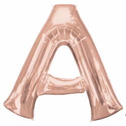 Amscan 3656401, Ballon-jouet, Feuille, Or, lettre, 86 cm, 5 pièce(s)