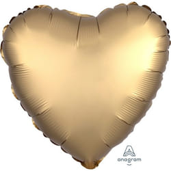Amscan Ballon "Satin Luxe Gold Sateen" Cœur